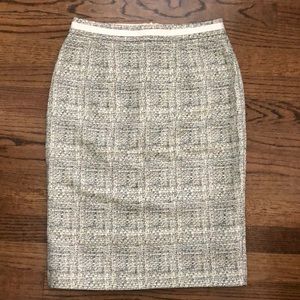 EUC Sparkle Tweed Pencil Skirt
